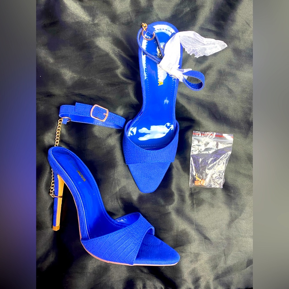 Fashion Nova Royal Blue Heels